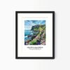Eleville Unframed Giant's Causeway Antrim Northern Ireland World Tour Travel Family Vacation Art Print Poster Office Home Decor mgn028 - Image 4