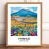 Eleville Unframed Pompeii Campania Italy World Tour Travel Family Vacation Art Print Poster Office Home Decor mgn036 - Image 2