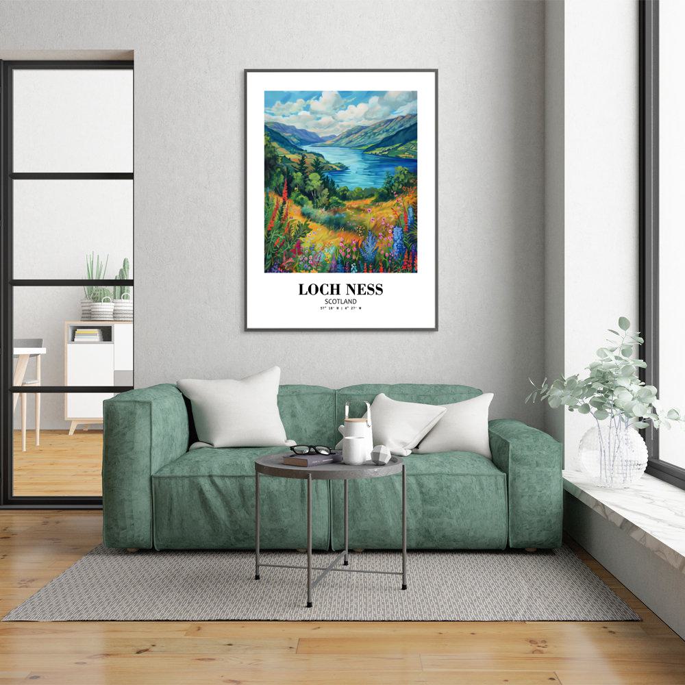 Eleville Unframed Loch Ness Scotland World Tour Travel Family Vacation Art Print Poster Office Home Decor mgn037 - Image 7