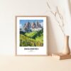 Eleville Unframed Dolomites Italy World Tour Travel Family Vacation Art Print Poster Office Home Decor mgn038 - Image 5