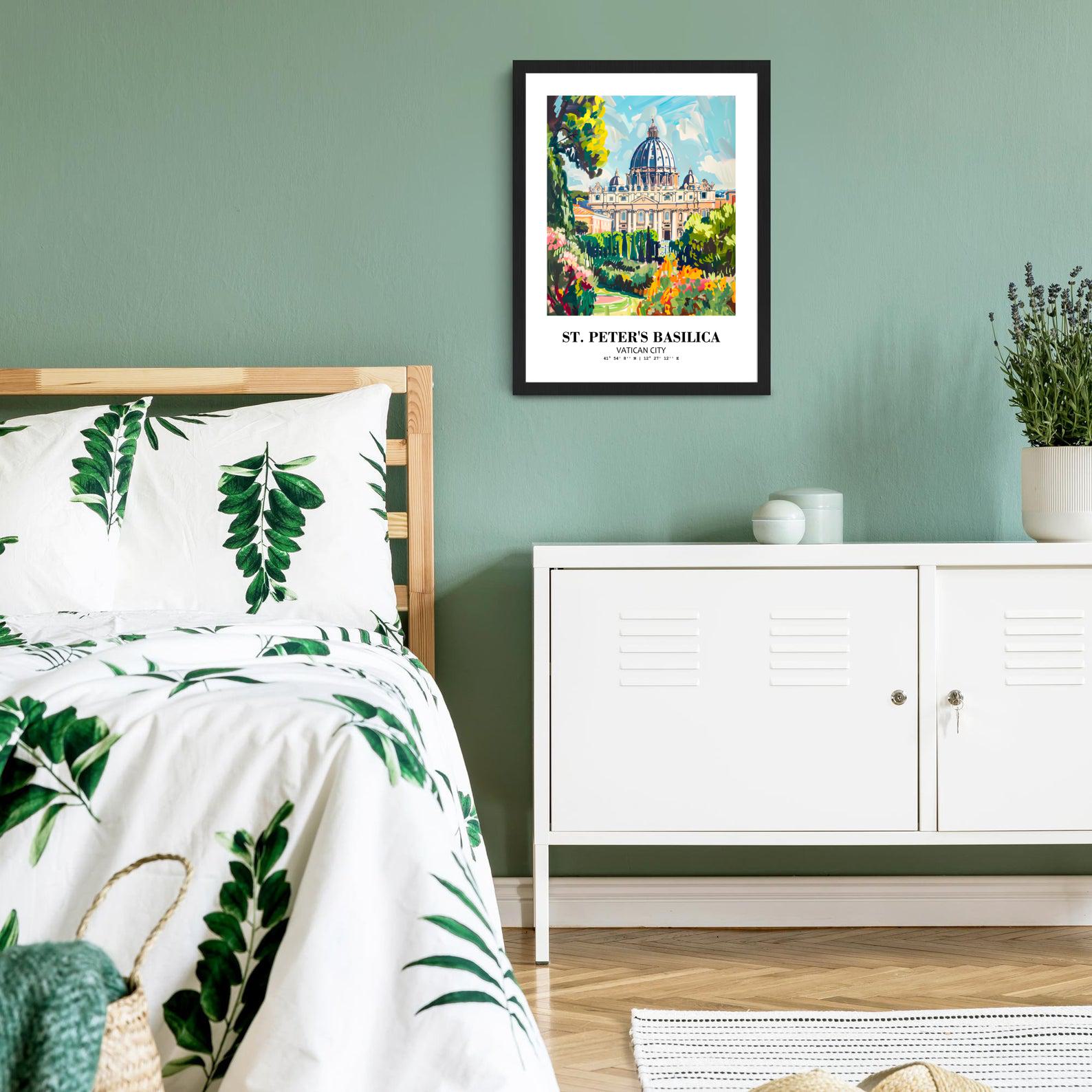 Eleville Unframed St Peter's Basilica Vatican City World Tour Travel Family Vacation Art Print Poster Office Home Decor mgn039 - Image 6