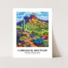 Eleville Unframed Camelback Mountain Phoenix United States World Tour Travel Family Vacation Art Print Poster Office Home Decor mgn043 - Image 3