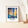 Eleville Unframed Fountains Las Vegas United States World Tour Travel Family Vacation Art Print Poster Office Home Decor mgn049 - Image 5