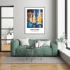 Eleville Unframed Fountains Las Vegas United States World Tour Travel Family Vacation Art Print Poster Office Home Decor mgn049 - Image 7
