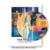 Eleville Unframed Fountains Las Vegas United States World Tour Travel Family Vacation Art Print Poster Office Home Decor mgn049 - Image 8